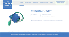 Desktop Screenshot of praxis-thomas-weber.de